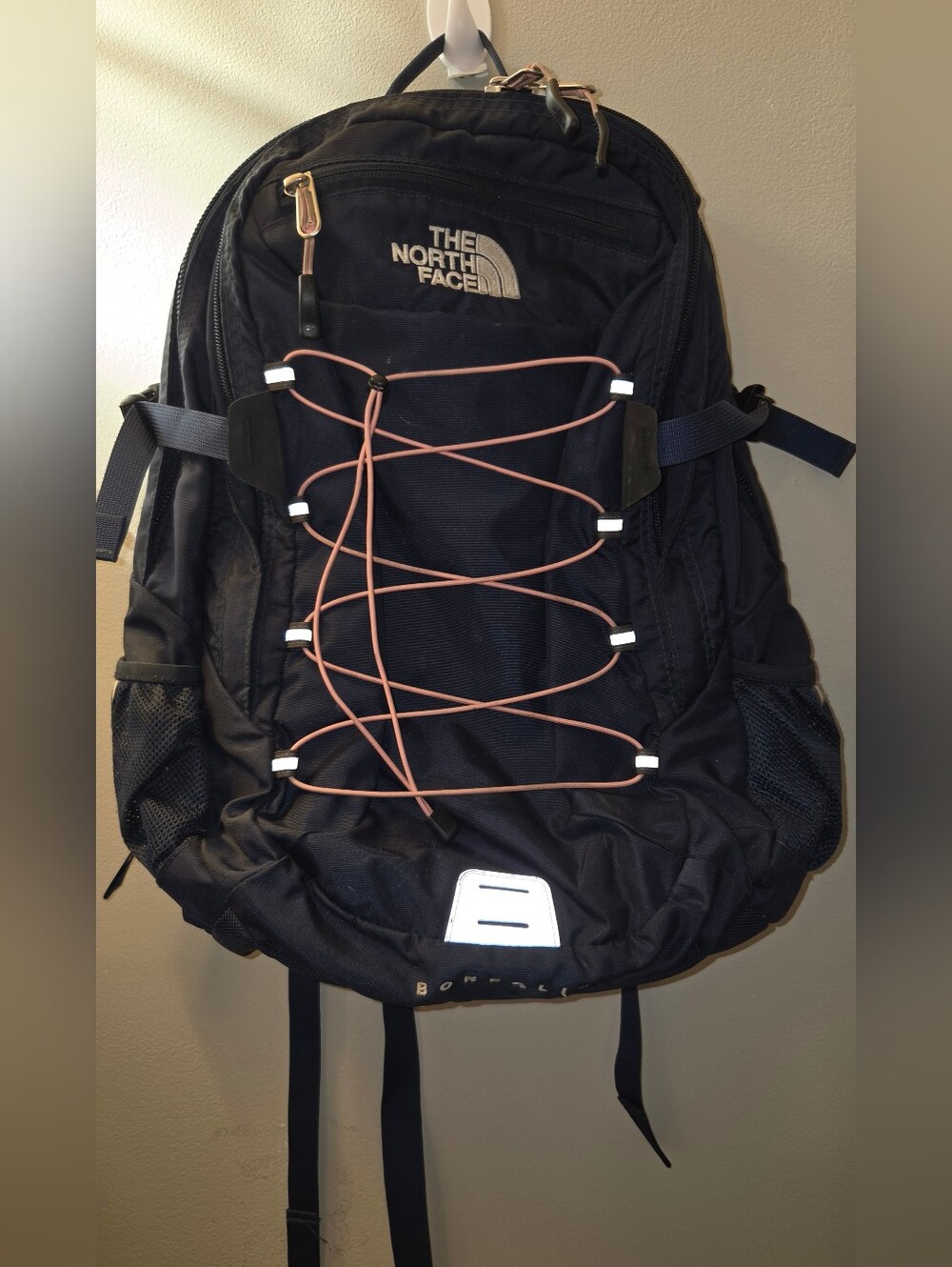 The North Face Borealis Backpack Navy/Salmon
